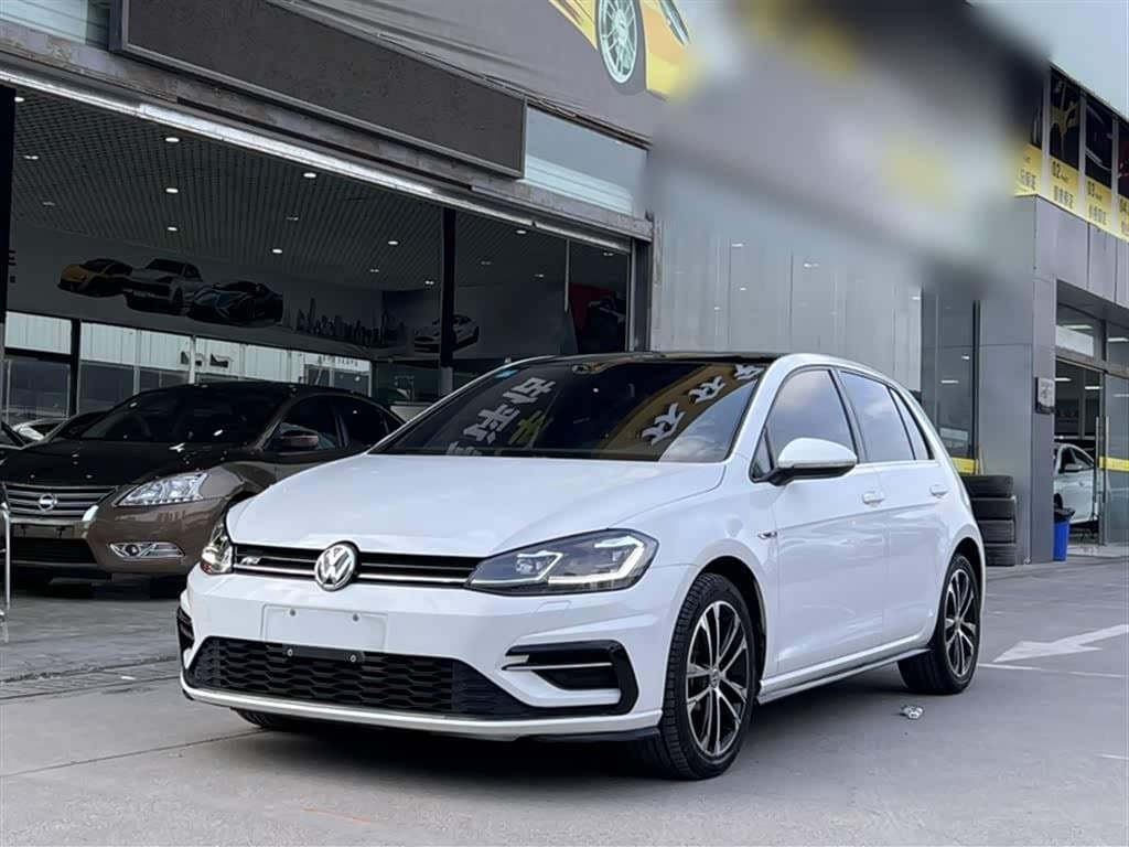 2018 Volkswagen Golf White, 54,100 km, China export – photo 2