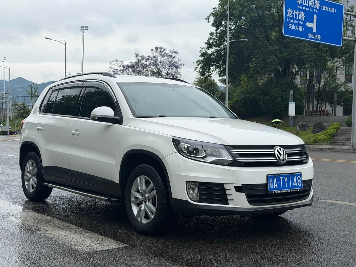 2016 Volkswagen Tiguan White, 110,000 km, China export – photo 3