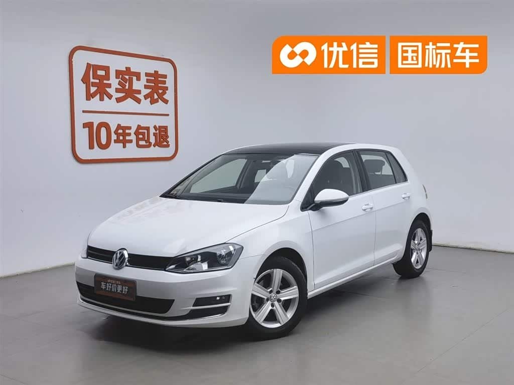 2014 Volkswagen Golf White, 71,900 km, China export – photo 1
