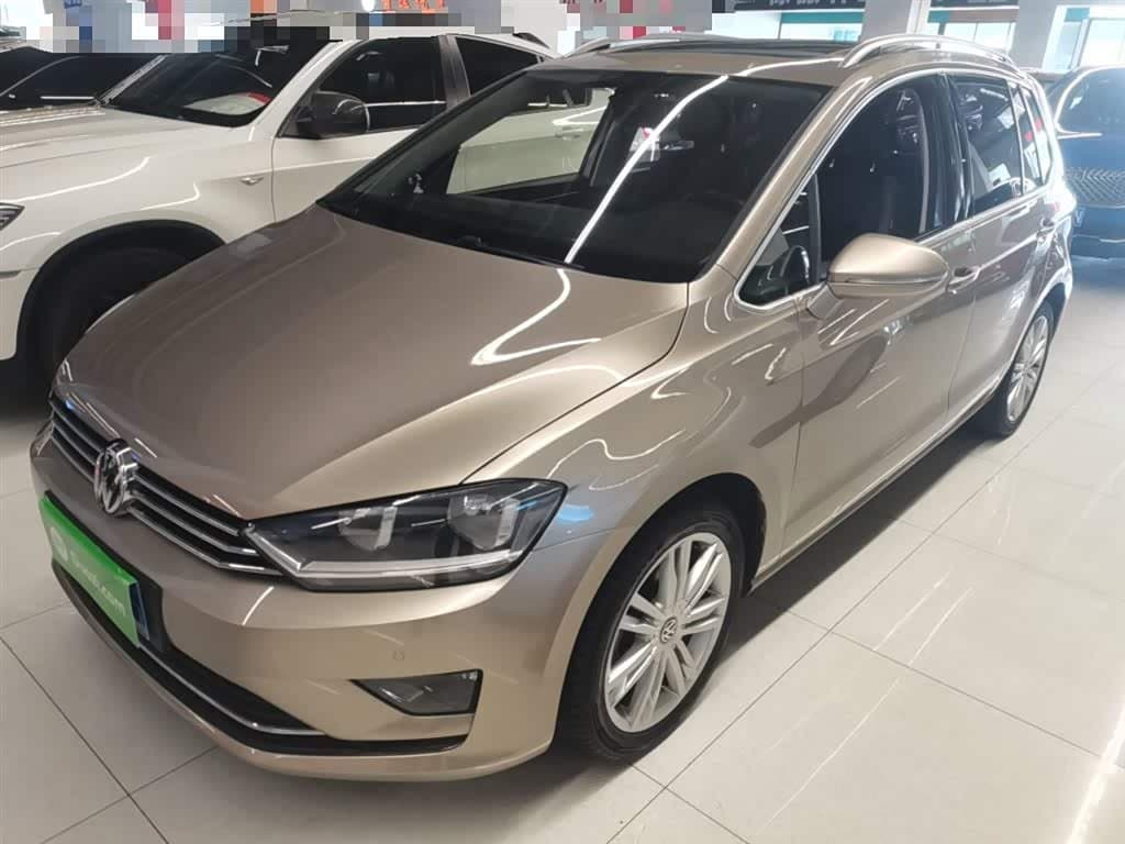 2018 Volkswagen Golf Sportsvan Champagne, 38,200 km, China export – photo 1