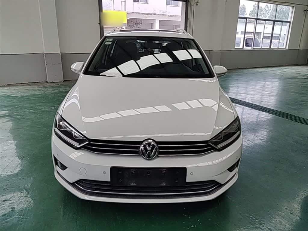 2016 Volkswagen Golf Sportsvan White, 65,800 km, China export – photo 3