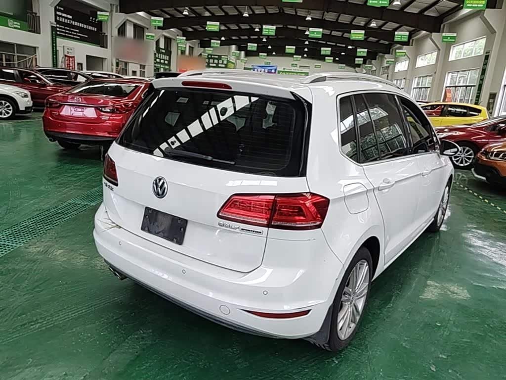 2016 Volkswagen Golf Sportsvan White, 65,800 km, China export – photo 7