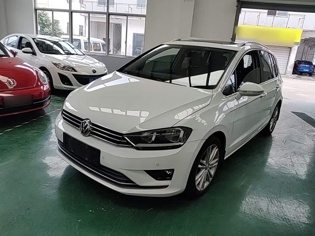 2016 Volkswagen Golf Sportsvan White, 65,800 km, China export – photo 1