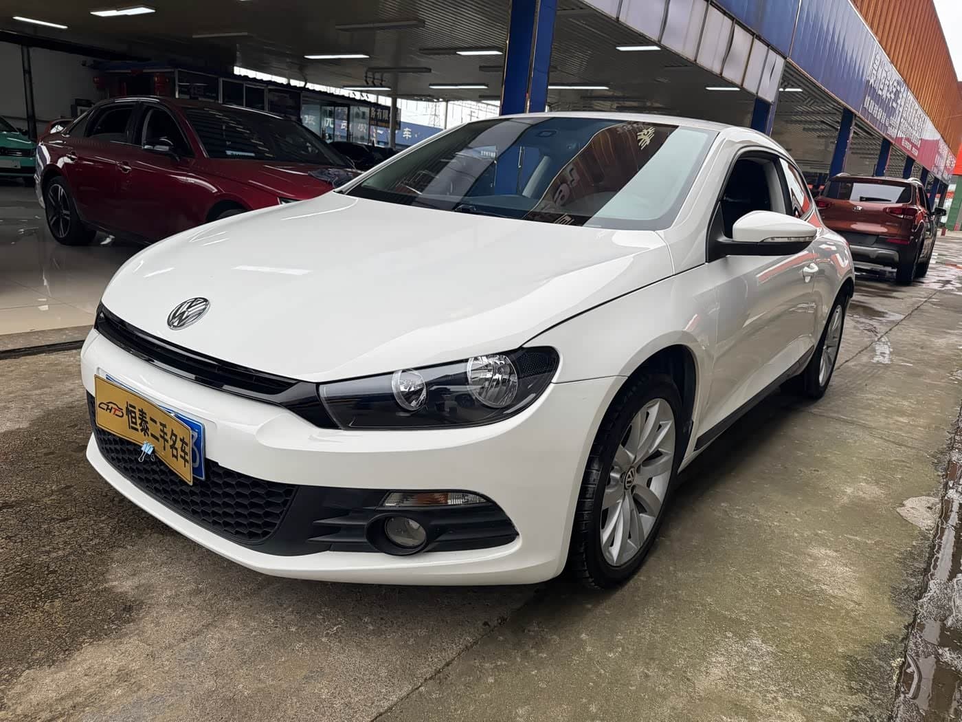 2009 Volkswagen Scirocco White, 136,000 km, China export – photo 1