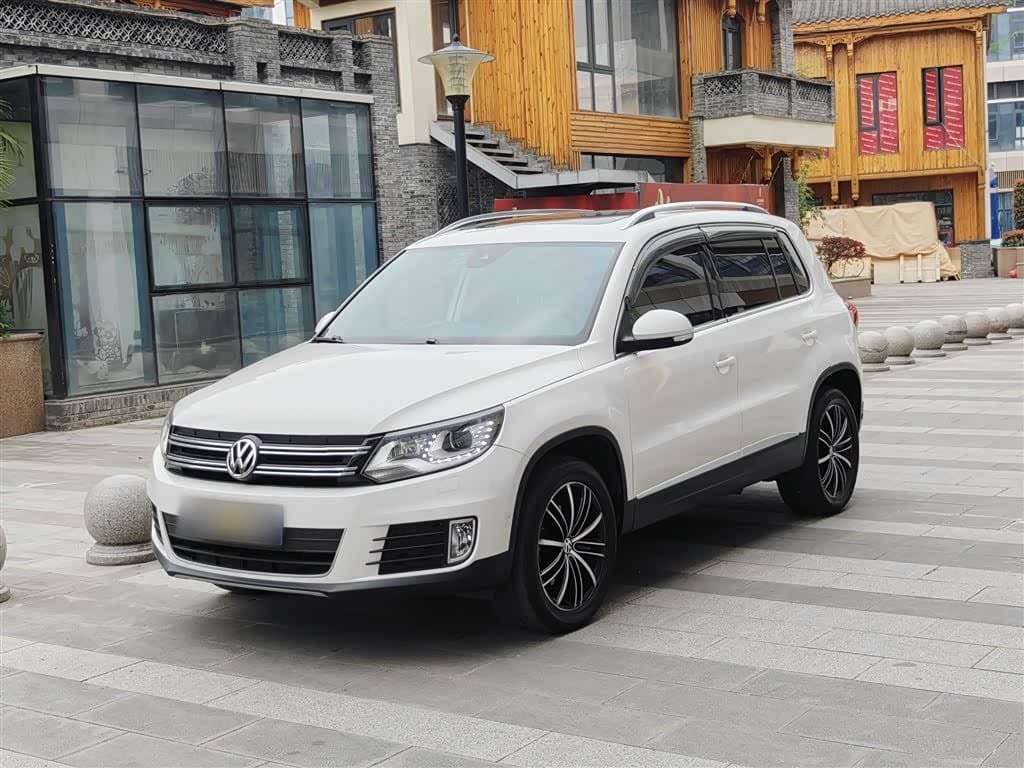 2014 Volkswagen Tiguan White, 105,900 km, China export – photo 2