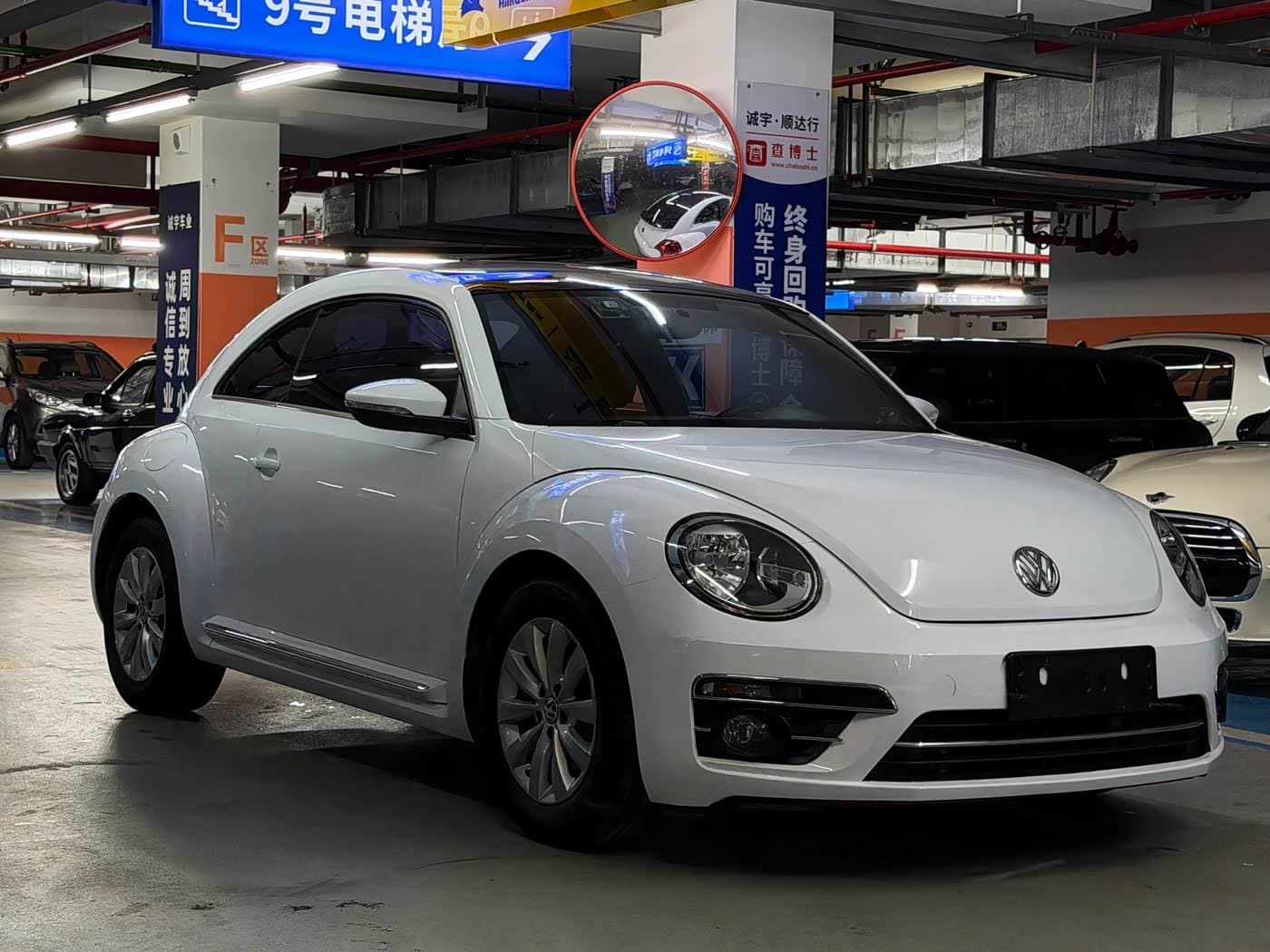 2016 Volkswagen Beetle White, 90,000 km, China export – photo 2