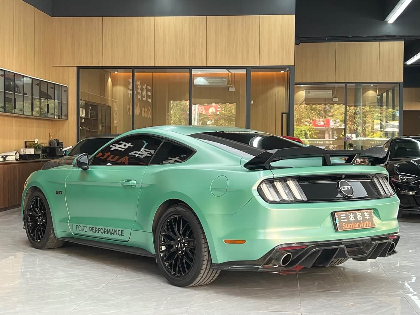 2015 Ford Mustang Green, 101,000 km, China export – photo 4