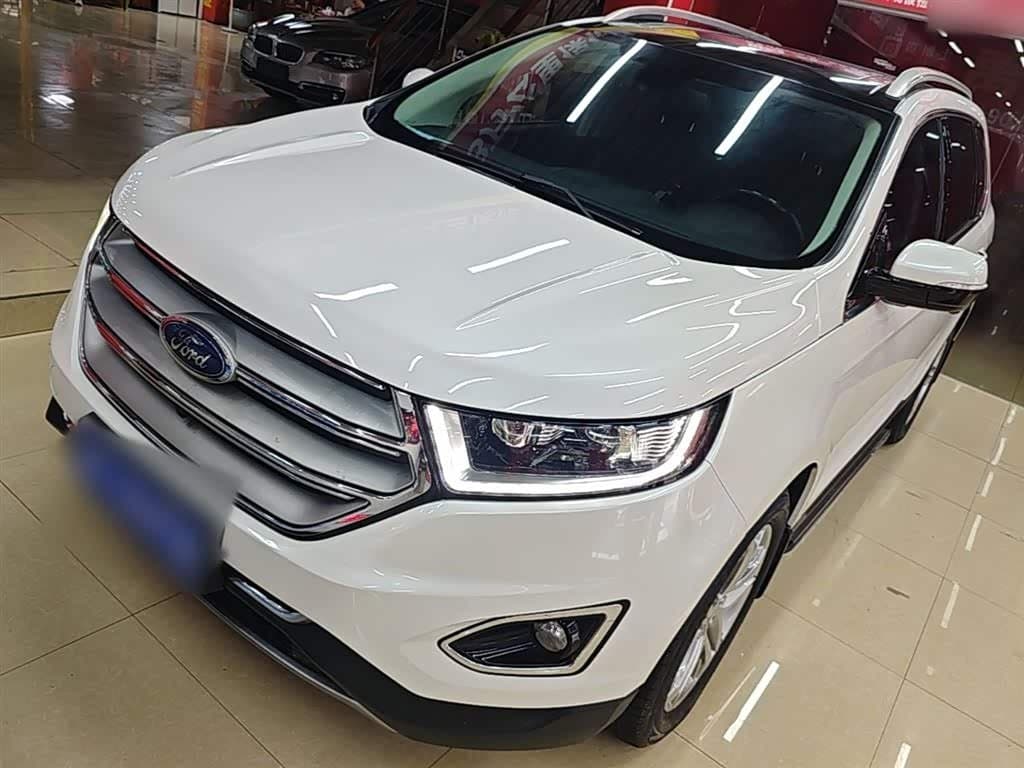 2017 Ford Edge White, 130,300 km, China export – photo 2