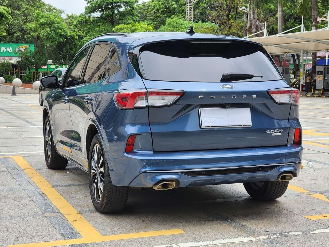 2019 Ford Escape Blue, 70,000 km, China export – photo 7