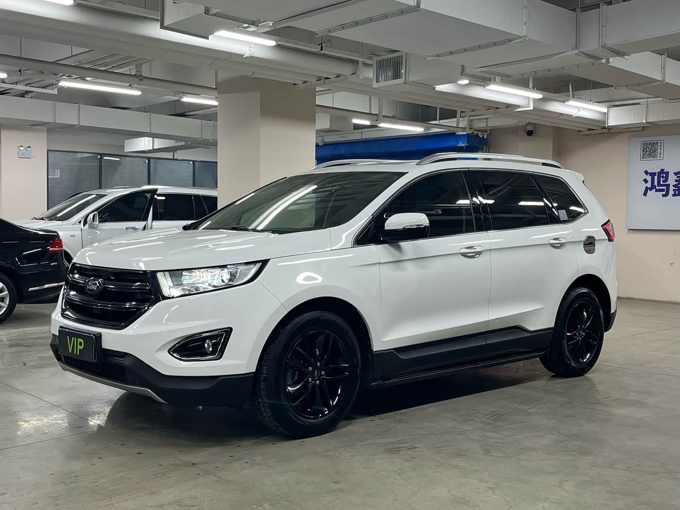 2017 Ford Edge White, 90,000 km, China export – photo 1