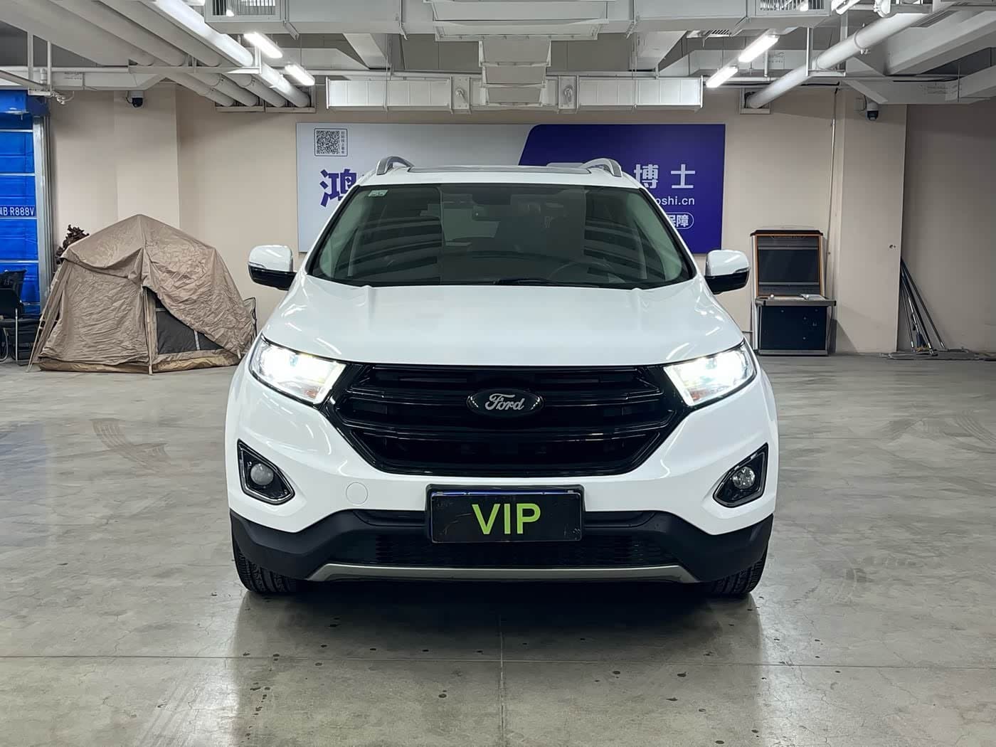 2017 Ford Edge White, 90,000 km, China export – photo 2