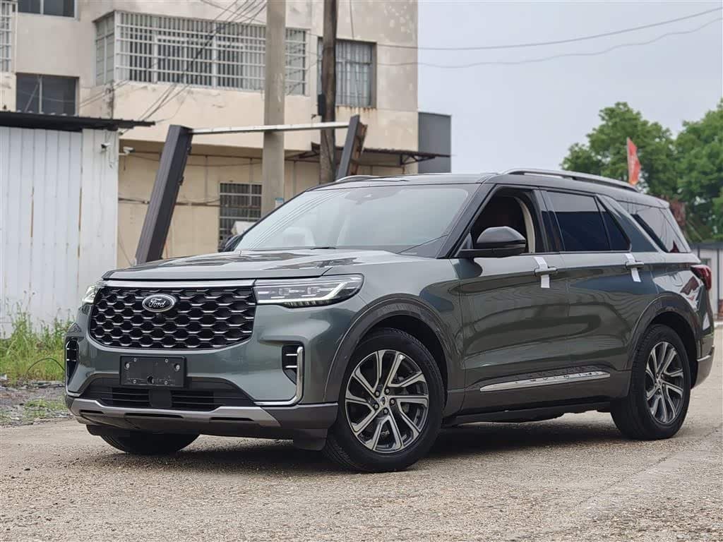 2022 Ford Explorer 银灰色, 76,400 km, China export – photo 2