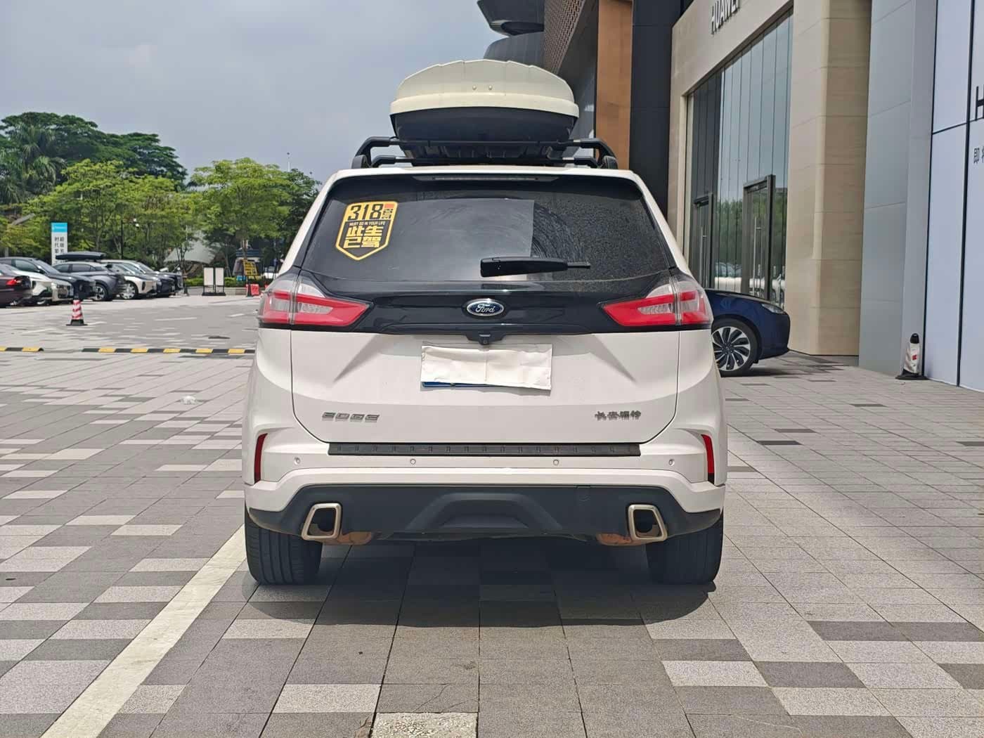 2019 Ford Edge White, 97,000 km, China export – photo 4