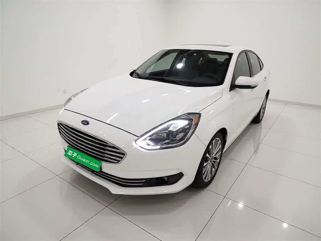 2018 Ford Escort White, 91,700 km, China export – photo 1