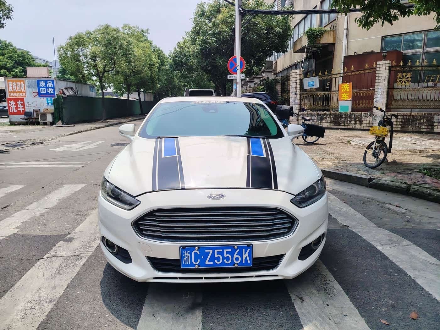 2013 Ford Mondeo White, 110,000 km, China export – photo 2