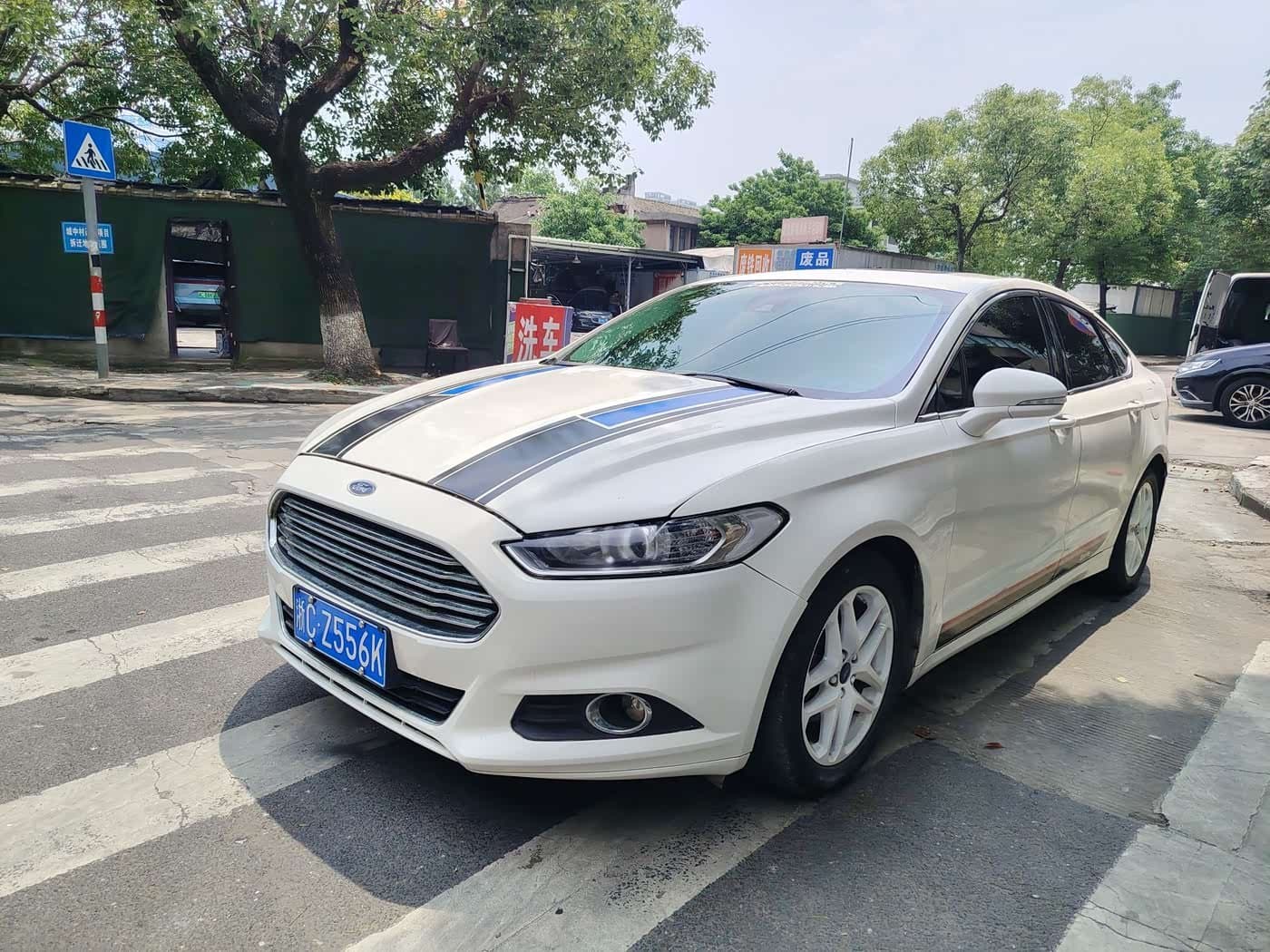 2013 Ford Mondeo White, 110,000 km, China export – photo 1