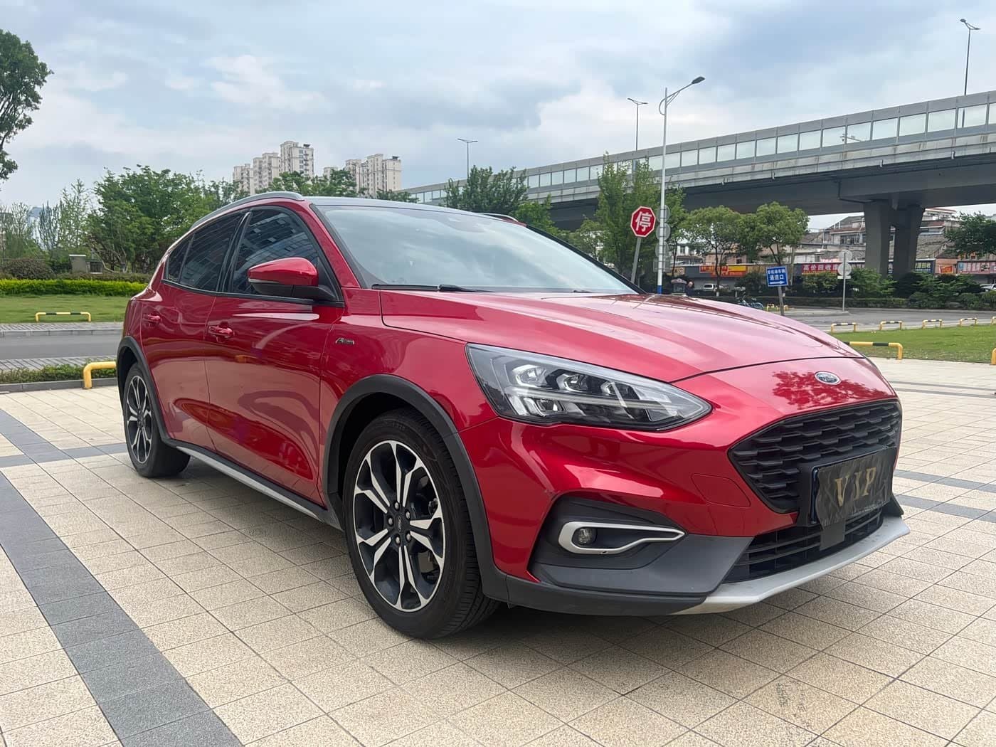 2019 Ford Focus Active Red, 70,000 km, China export – photo 3