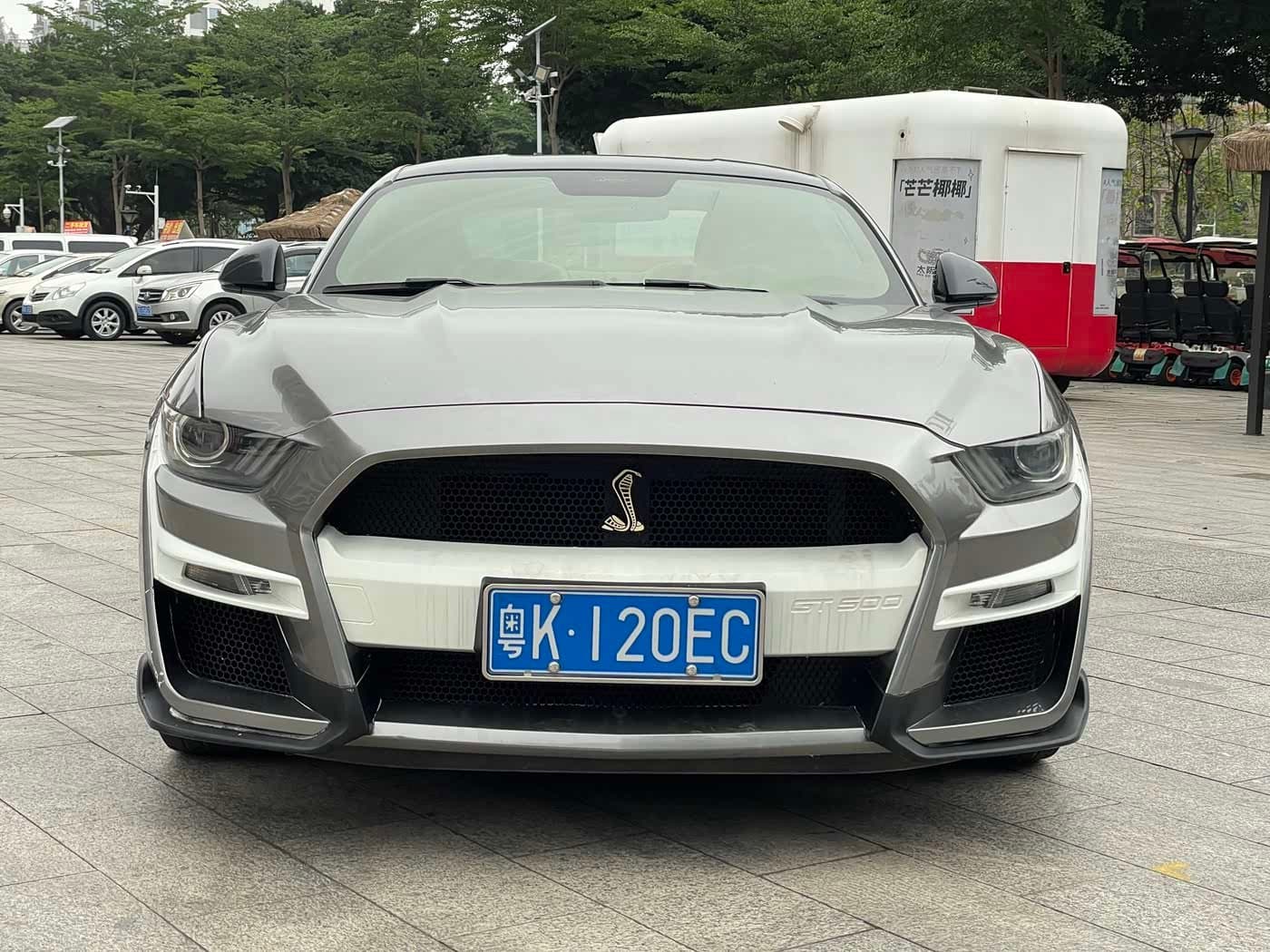 2015 Ford Mustang 银灰色, 100,000 km, China export – photo 2