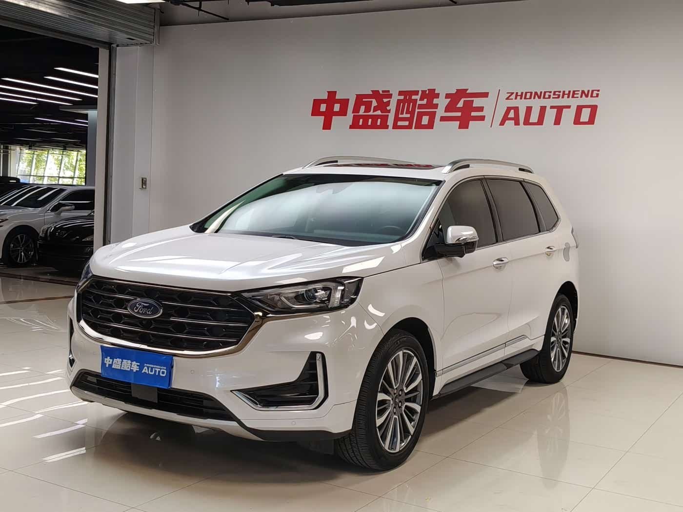 2020 Ford Edge White, 49,000 km, China export – photo 1