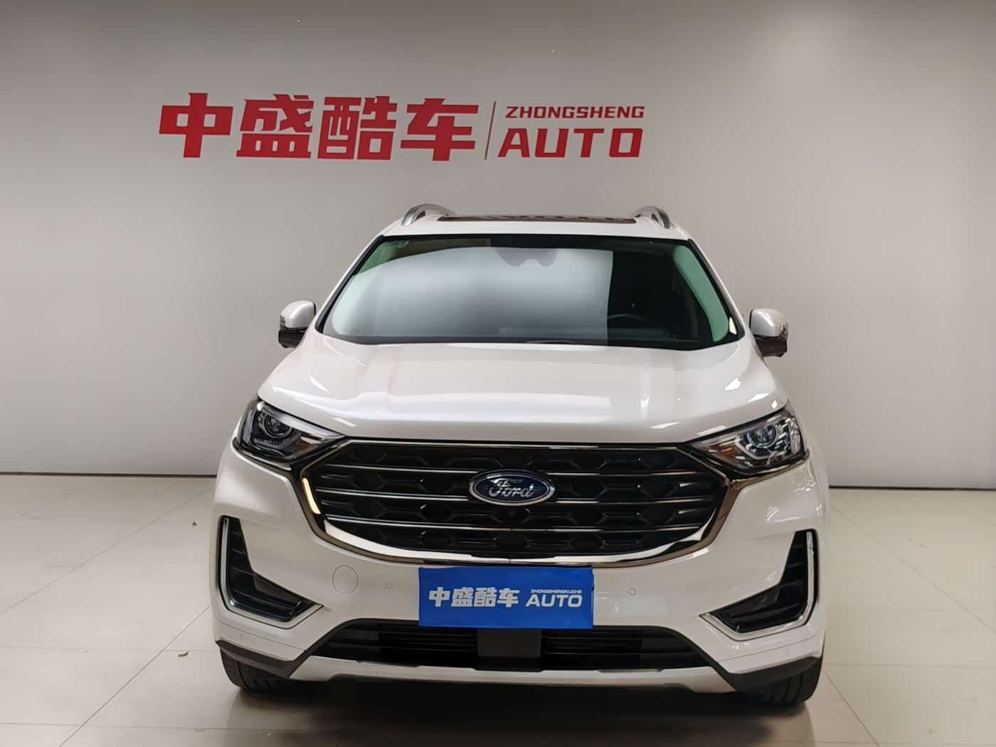 2020 Ford Edge White, 49,000 km, China export – photo 2