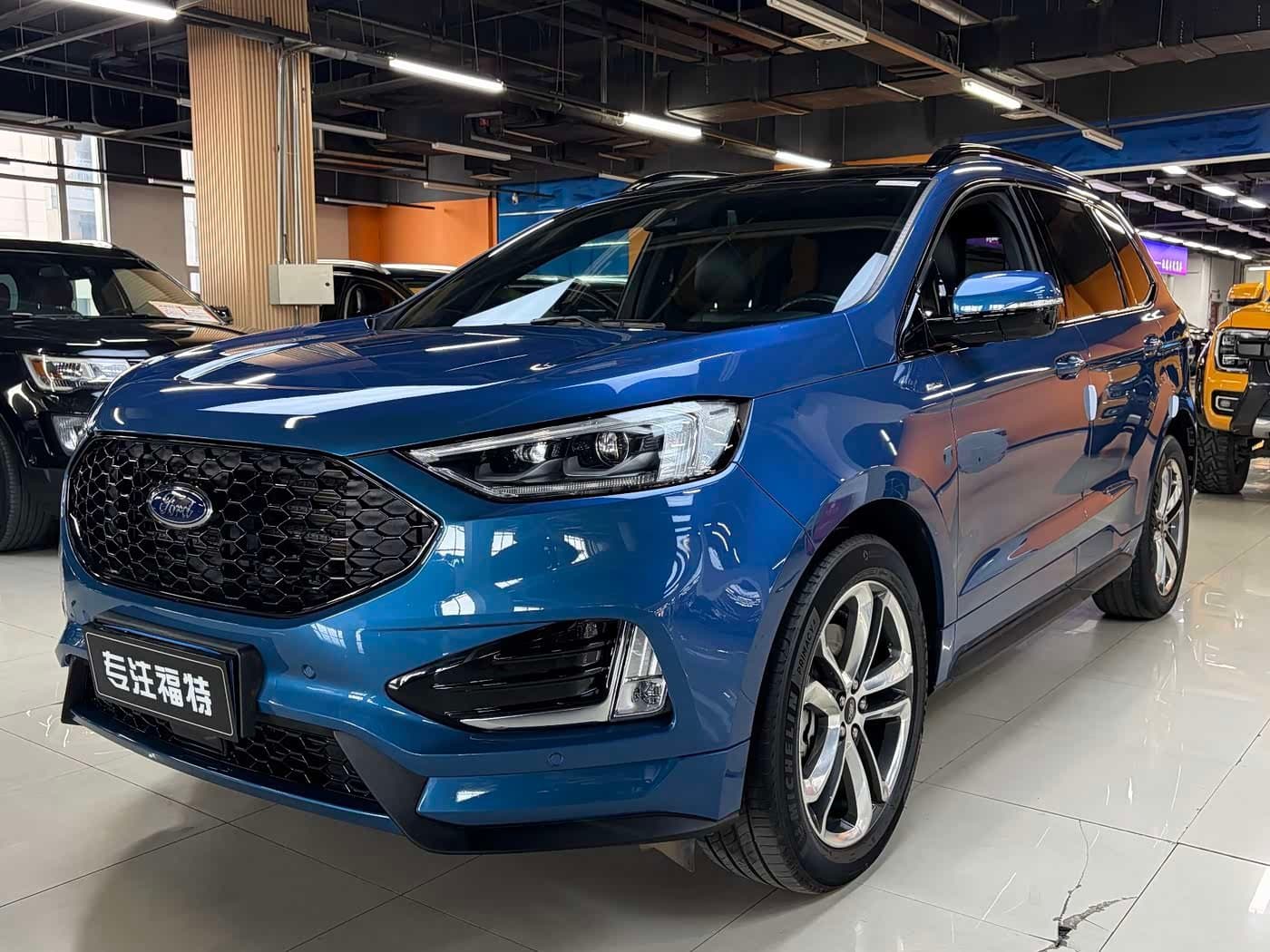 2019 Ford Edge Blue, 70,000 km, China export – photo 1
