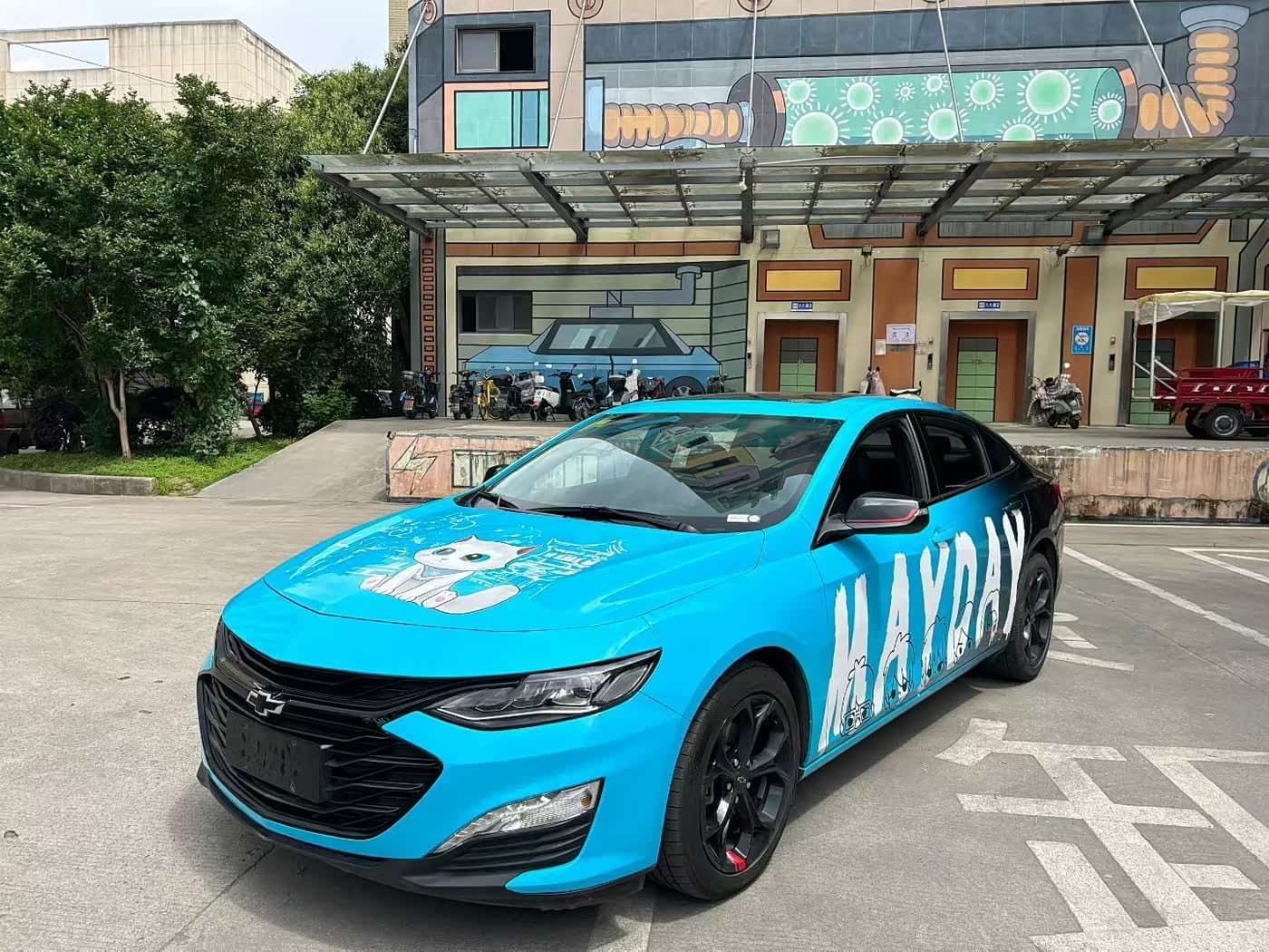 2020 Chevrolet Malibu XL Blue, 37,000 km, China export – photo 3