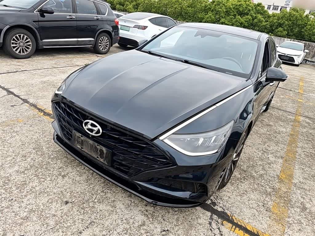 2020 Hyundai Sonata Blue, 67,500 km, China export – photo 1