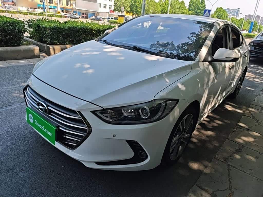 2016 Hyundai Elantra White, 93,000 km, China export – photo 2
