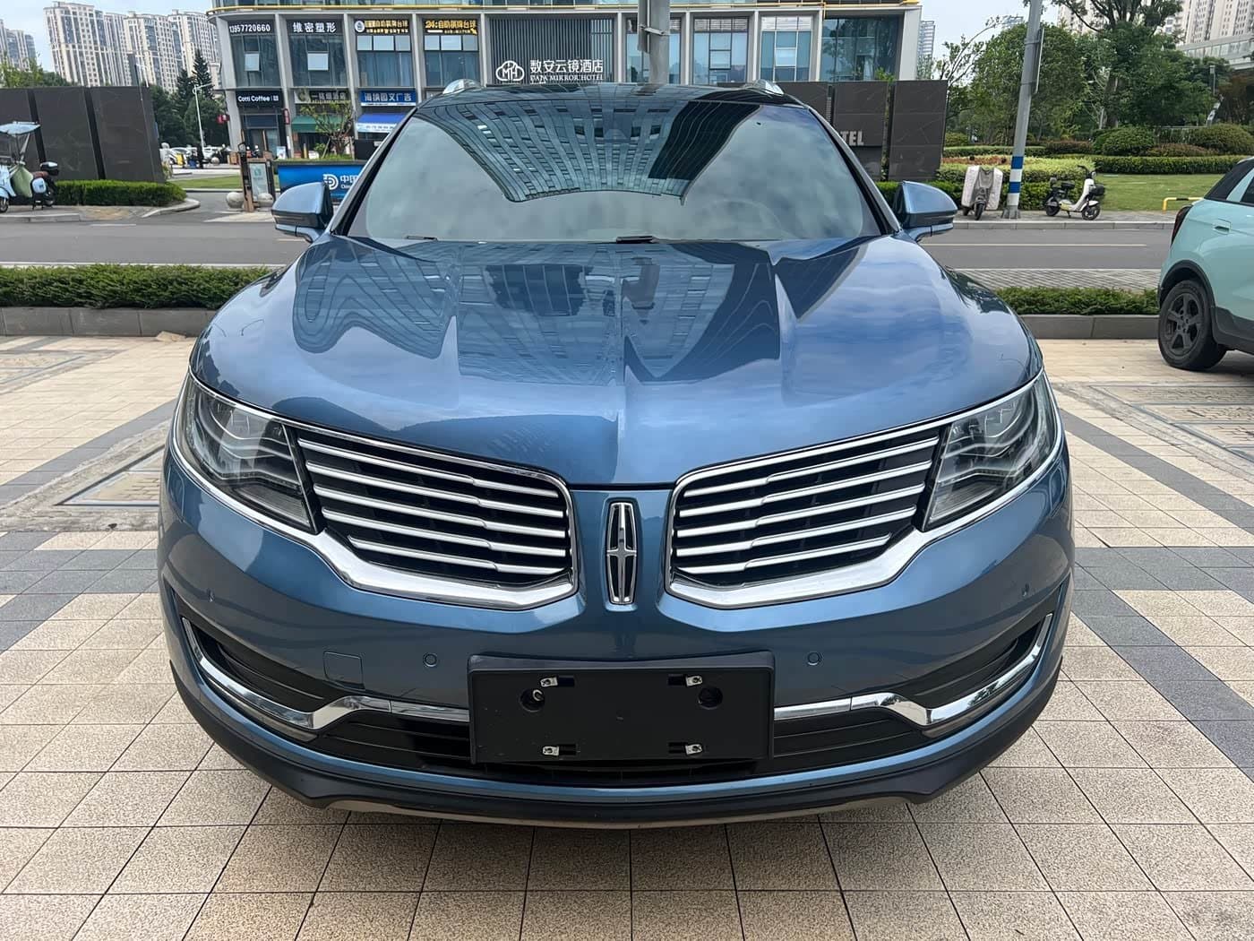 2018 Lincoln MKX Blue, 100,000 km, China export – photo 2