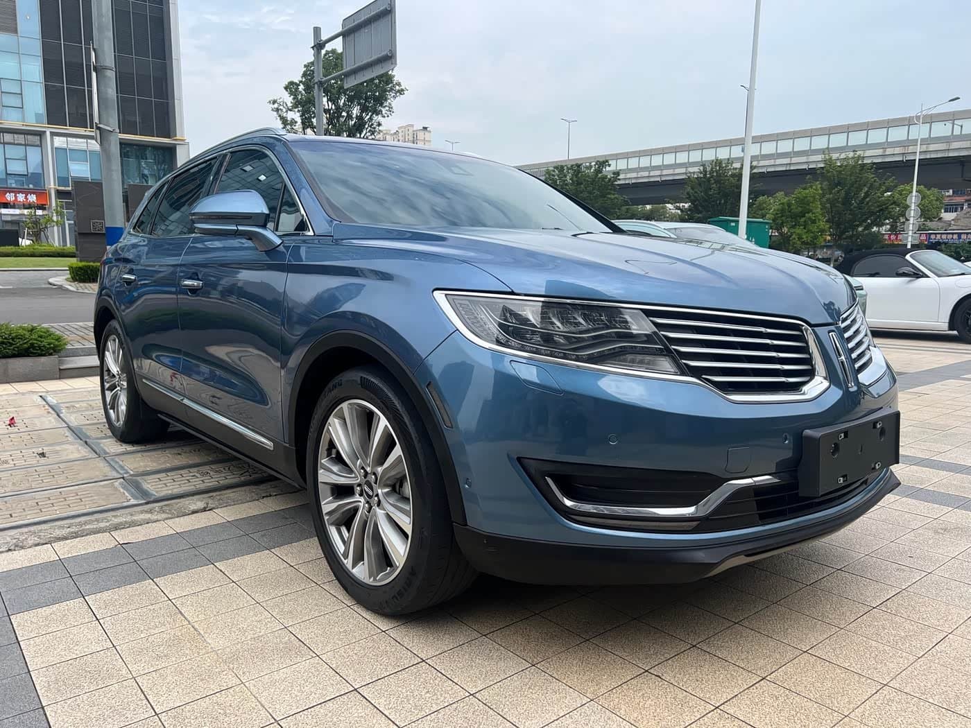2018 Lincoln MKX Blue, 100,000 km, China export – photo 3