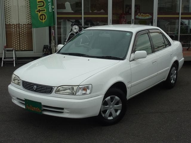 1999 TOYOTA COROLLA WHITE, 66,743 km, China export – photo 1