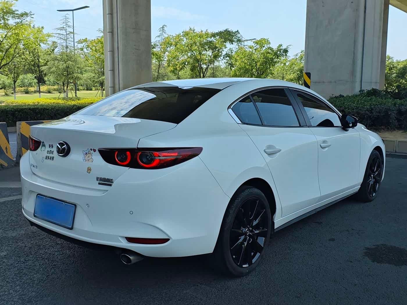 2022 Mazda Mazda3 Axela White, 48,600 km, China export – photo 5