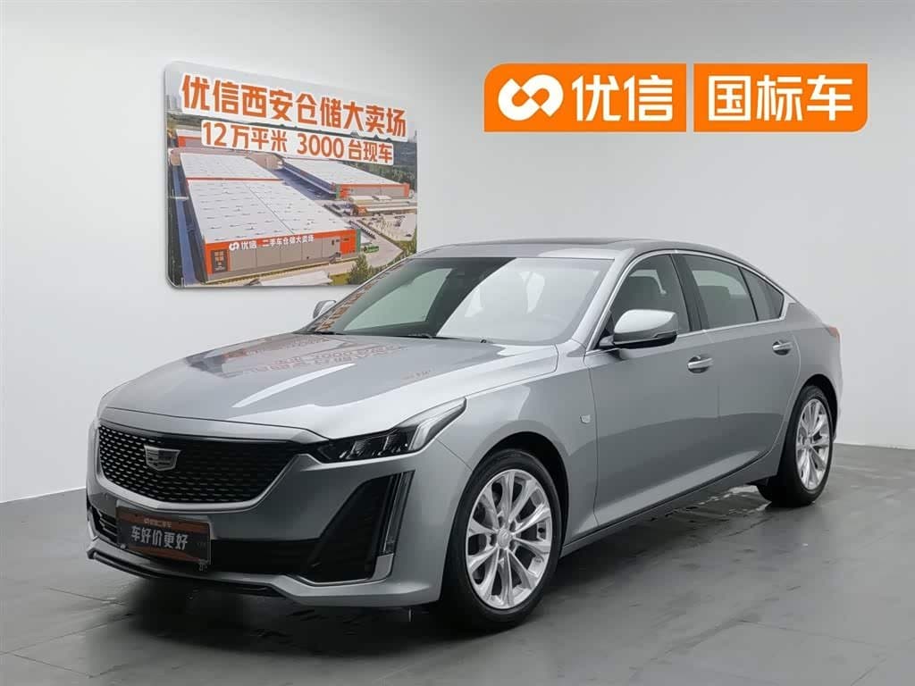 2023 Cadillac CT5 银灰色, 20,100 km, China export – photo 1
