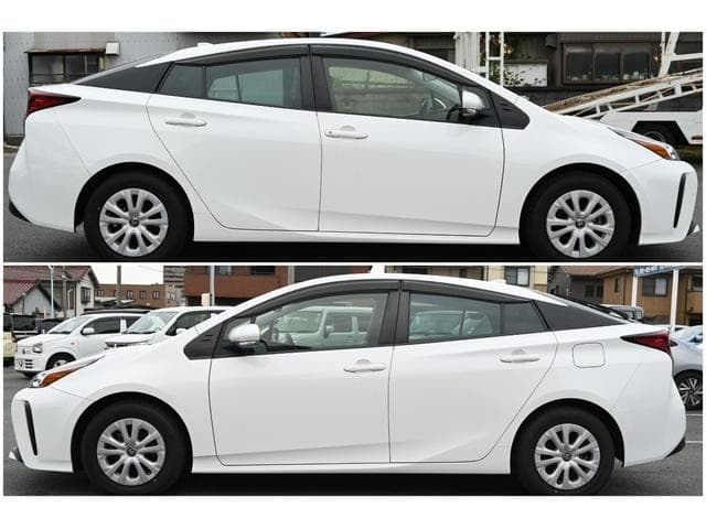 2021 Toyota PRIUS White, 77,000 km, Japan export – photo 2