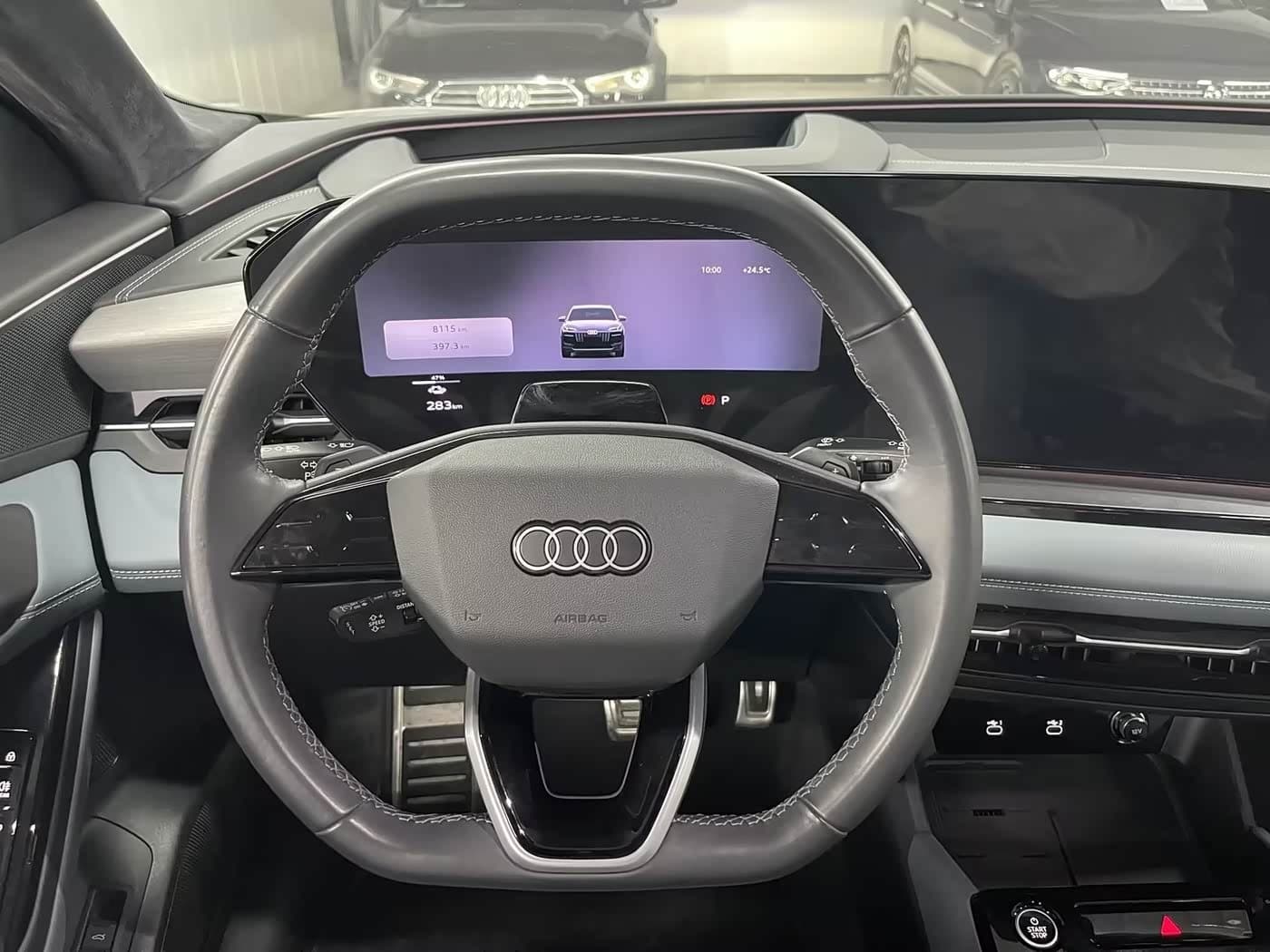 2025 Audi Q6L e-tron 银灰色, 8,000 km, China export – photo 8