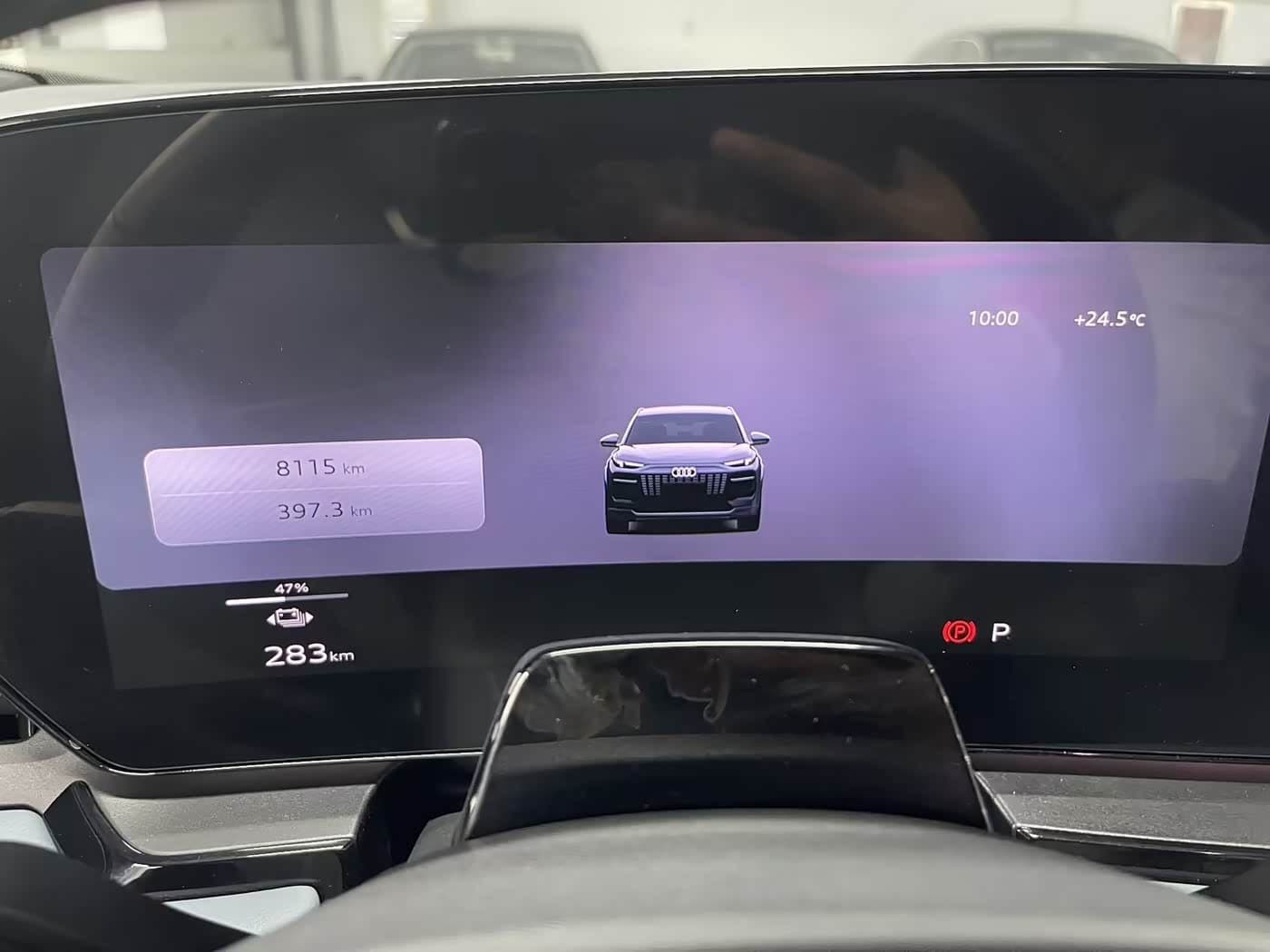 2025 Audi Q6L e-tron 银灰色, 8,000 km, China export – photo 7