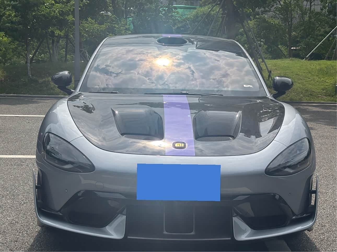 2025 Xiaomi Auto Xiaomi SU7 Ultra 银灰色, 30,000 km, China export – photo 2