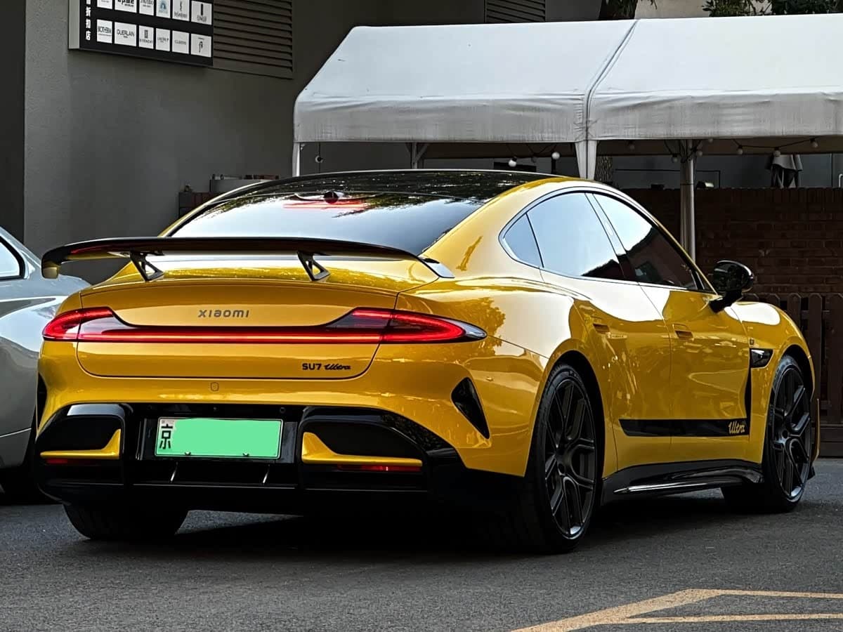 2025 Xiaomi Auto Xiaomi SU7 Ultra Yellow, 9,000 km, China export – photo 12