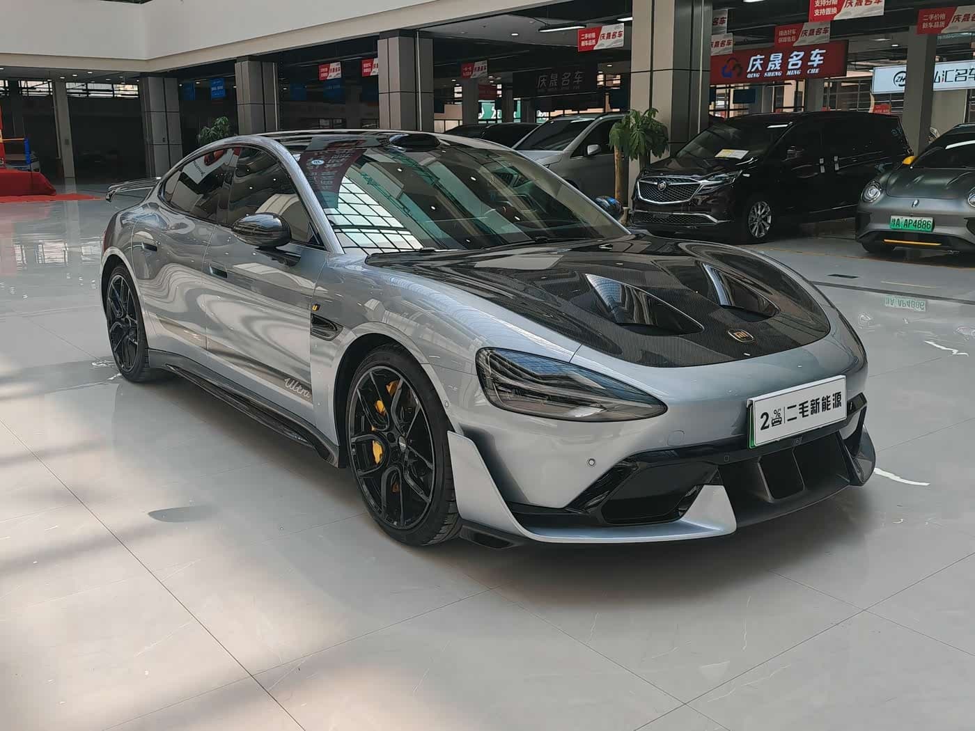 2025 Xiaomi Auto Xiaomi SU7 Ultra 银灰色, 4,000 km, China export – photo 3