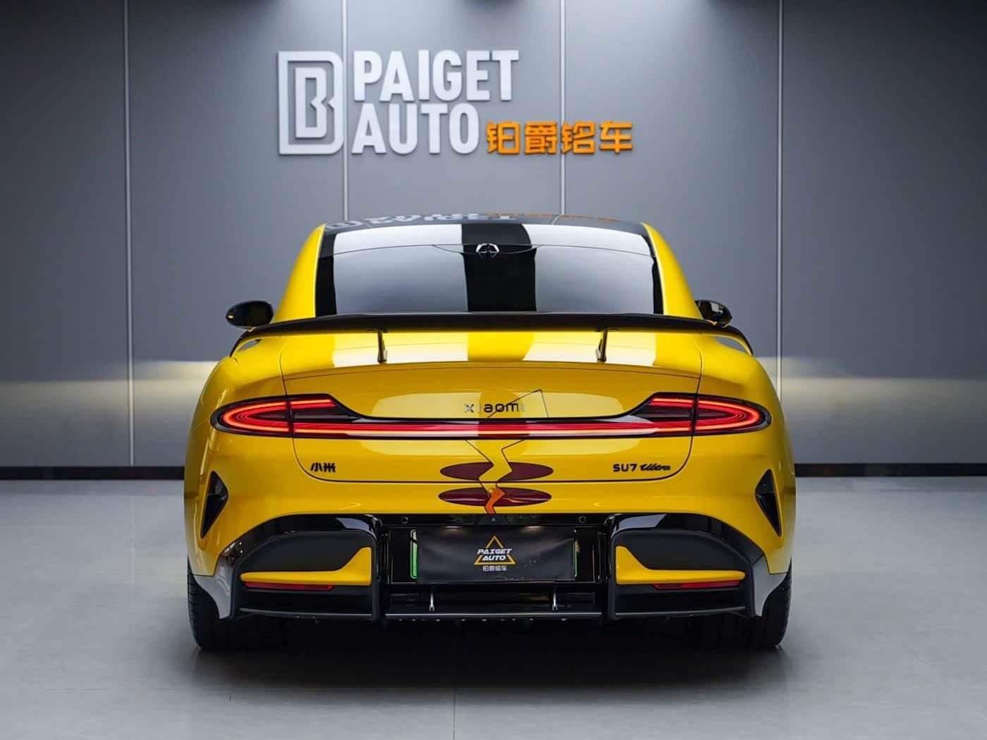 2025 Xiaomi Auto Xiaomi SU7 Ultra Yellow, 2,600 km, China export – photo 5