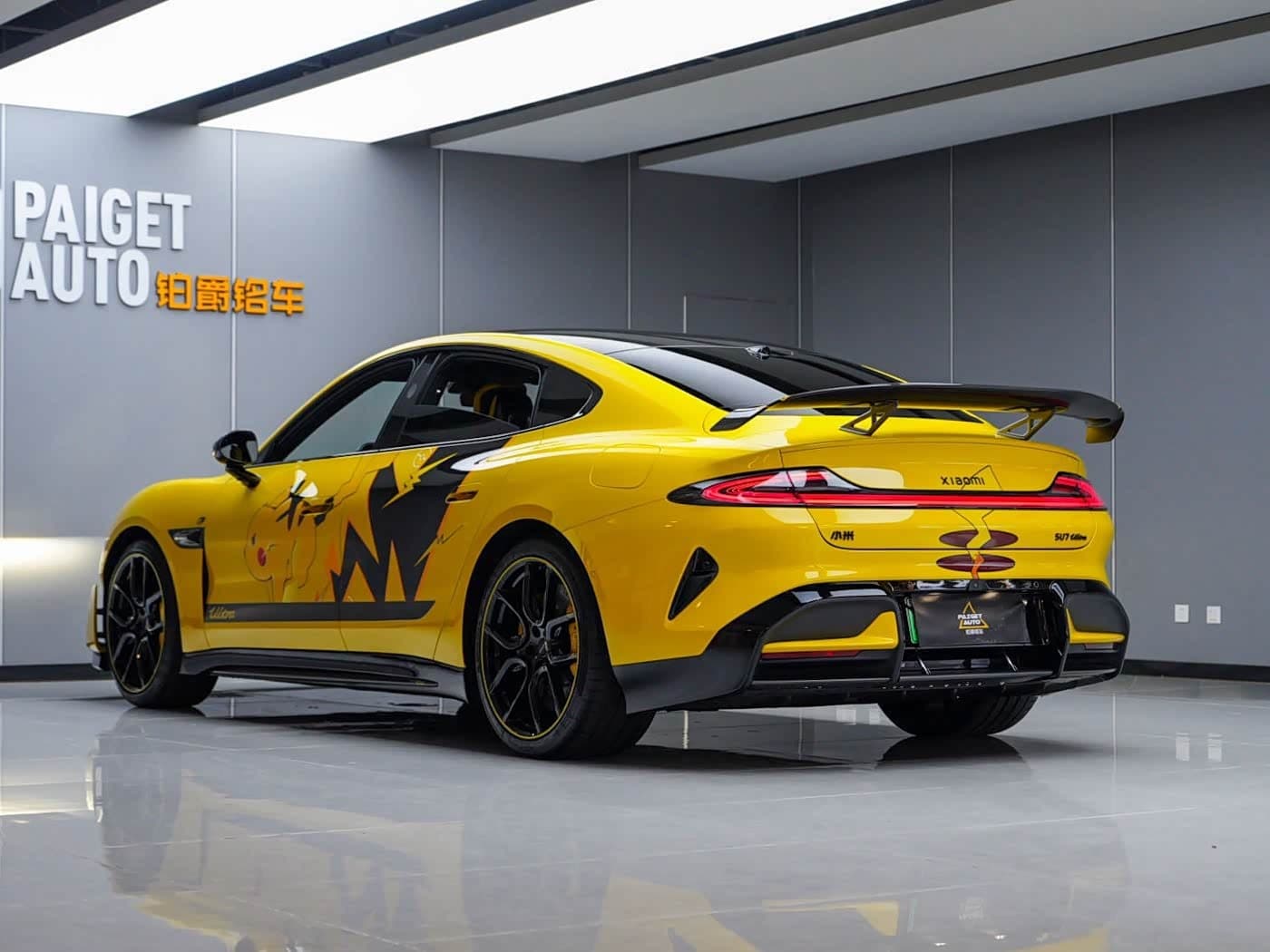 2025 Xiaomi Auto Xiaomi SU7 Ultra Yellow, 2,600 km, China export – photo 6