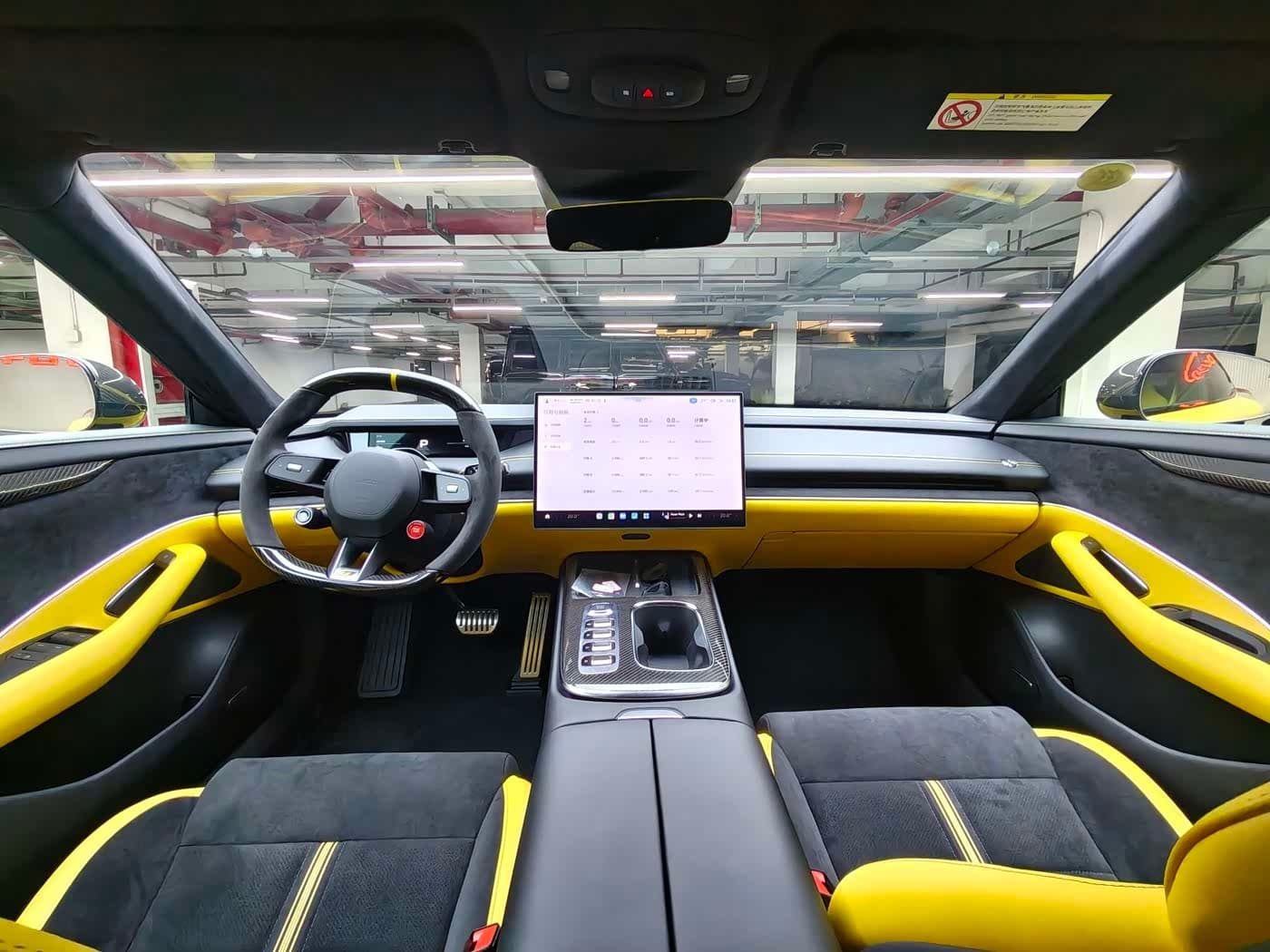 2025 Xiaomi Auto Xiaomi SU7 Ultra Yellow, 13,000 km, China export – photo 11