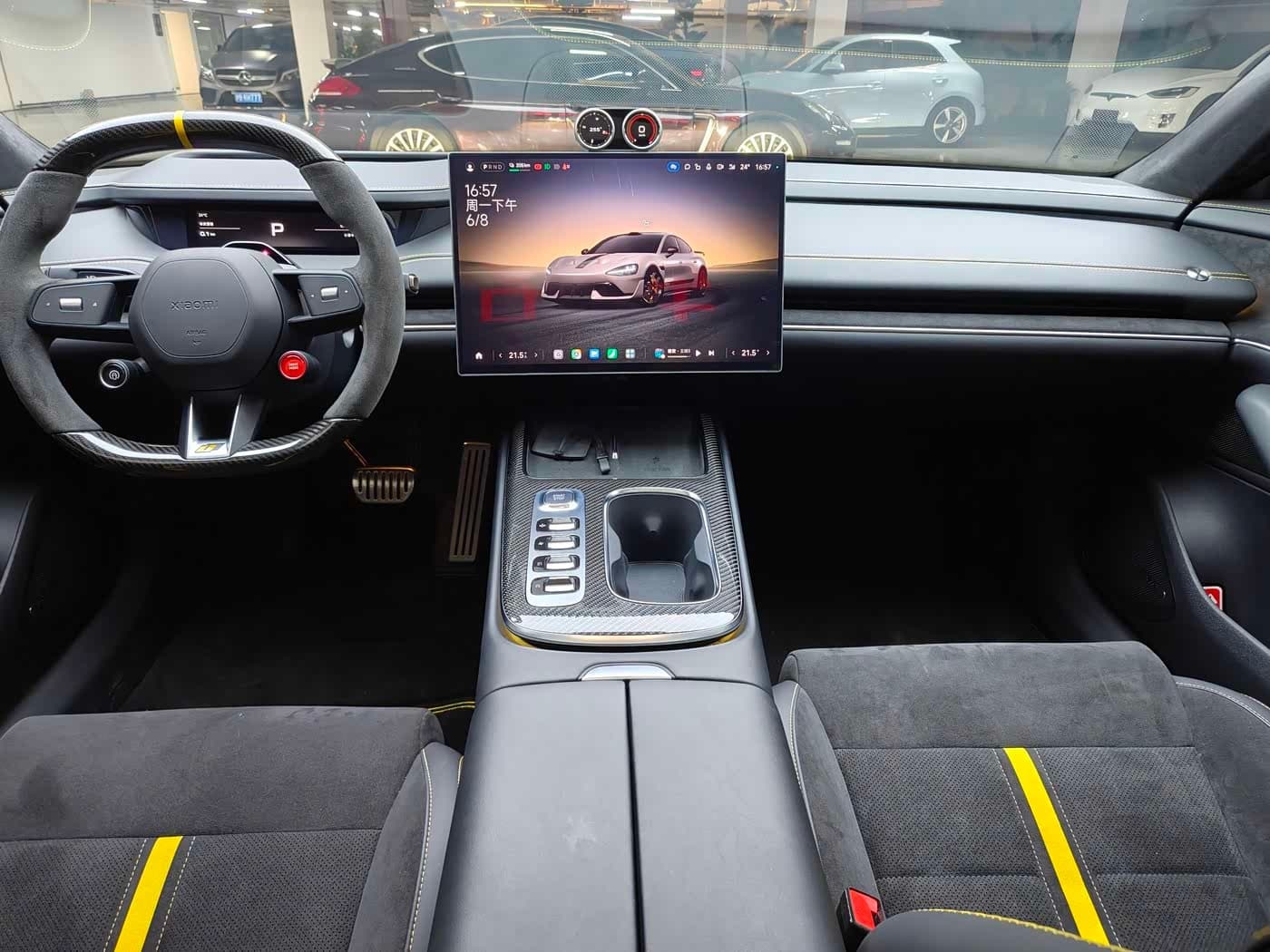 2025 Xiaomi Auto Xiaomi SU7 Ultra 银灰色, 15,000 km, China export – photo 12