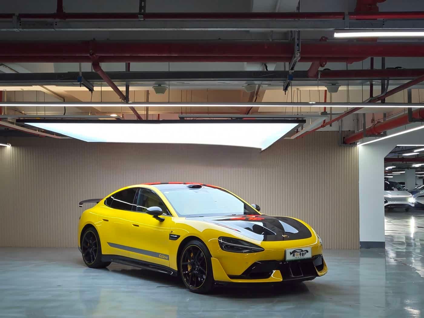 2025 Xiaomi Auto Xiaomi SU7 Ultra Yellow, 8,000 km, China export – photo 3