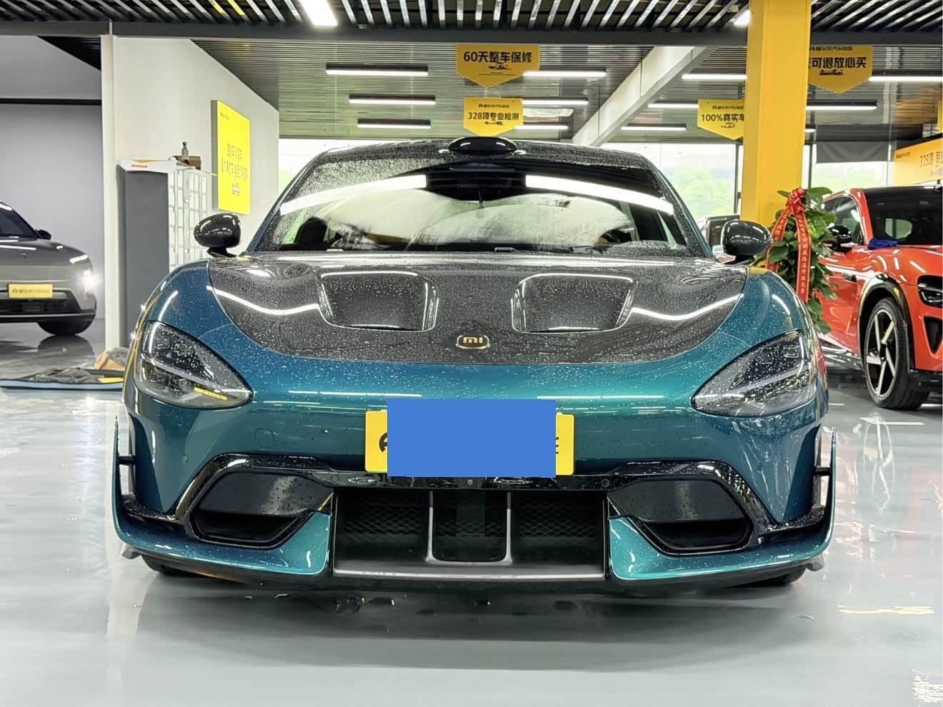 2025 Xiaomi Auto Xiaomi SU7 Ultra Green, 10,000 km, China export – photo 2