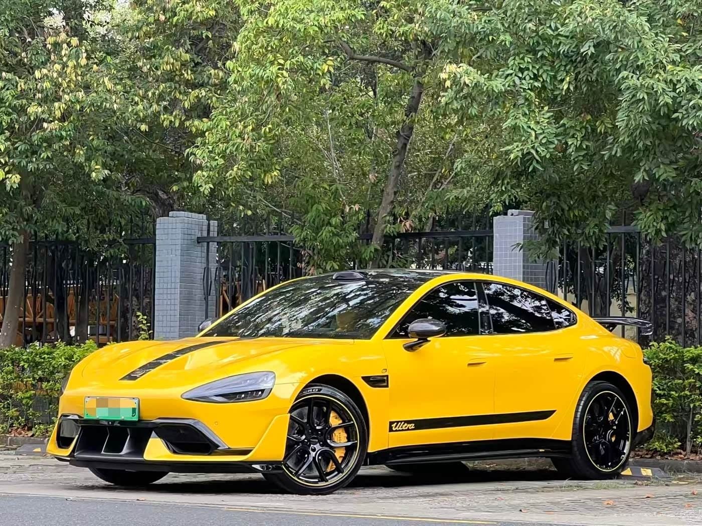 2025 Xiaomi Auto Xiaomi SU7 Ultra Yellow, 4,800 km, China export – photo 1