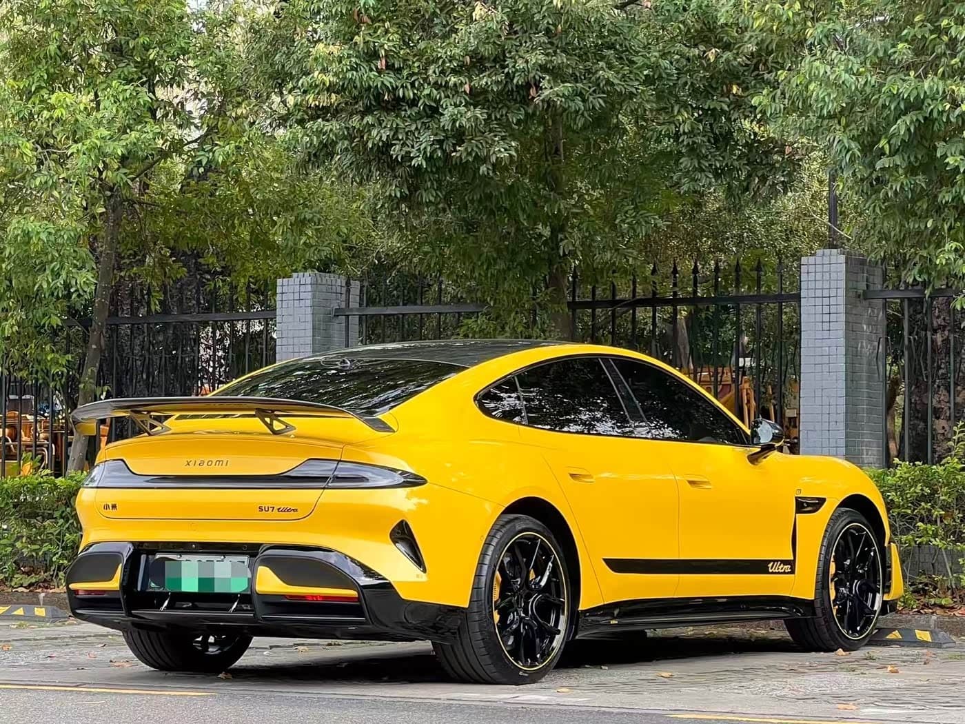 2025 Xiaomi Auto Xiaomi SU7 Ultra Yellow, 4,800 km, China export – photo 6