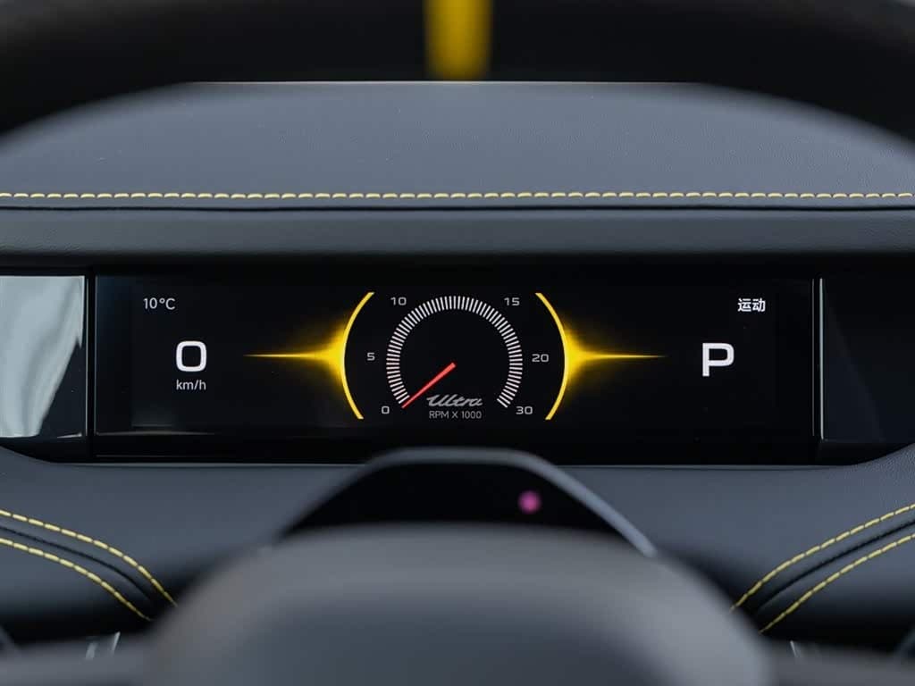 2025 Xiaomi Auto Xiaomi SU7 Ultra Yellow, 9,400 km, China export – photo 15
