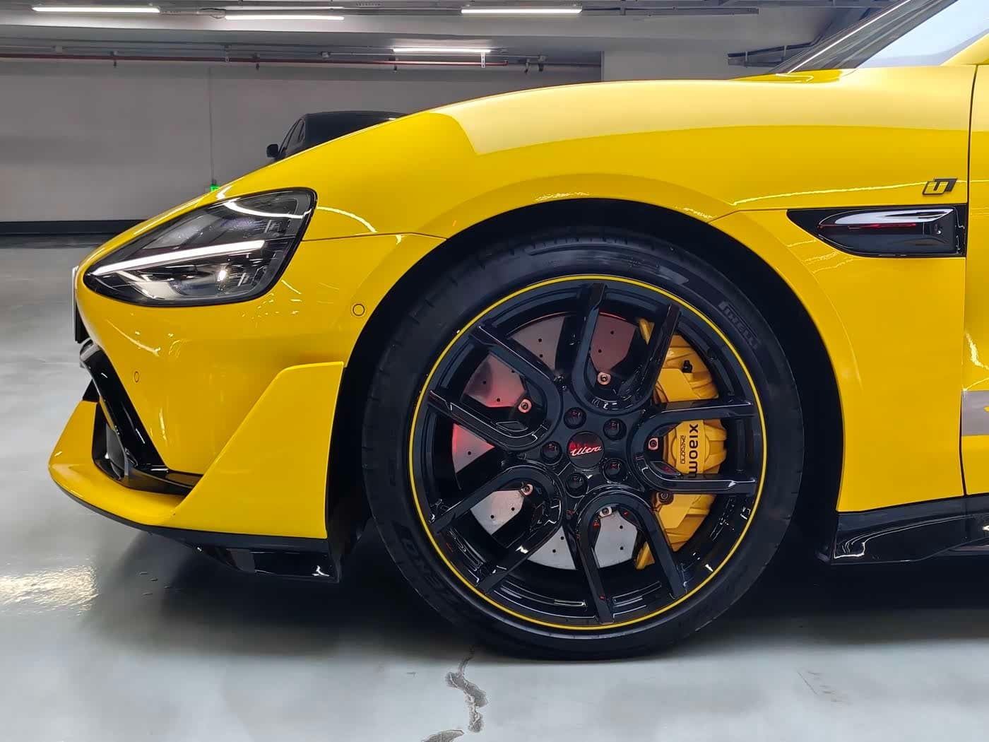 2025 Xiaomi Auto Xiaomi SU7 Ultra Yellow, 10,000 km, China export – photo 4