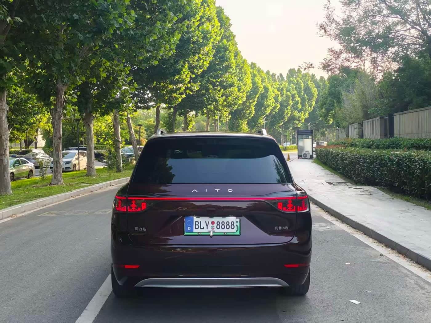 2025 Aito Wenjie AITO M9 Red, 6,000 km, China export – photo 11